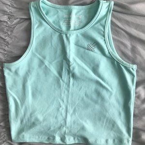 JED NORTH Aqua crop top L never worn